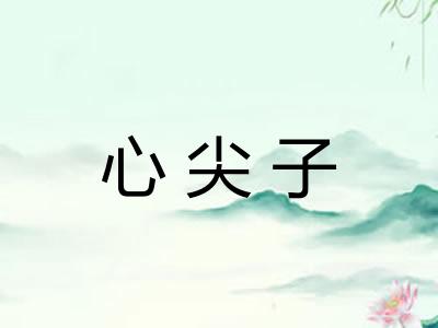 心尖子