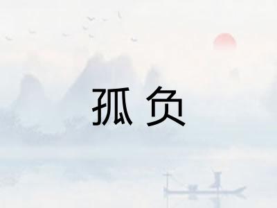 孤负
