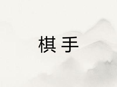 棋手 棋手