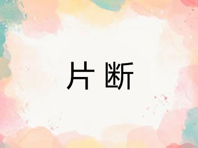 片断 片断