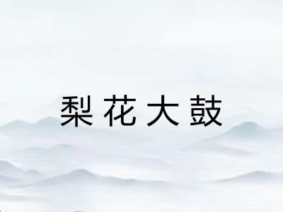梨花大鼓 梨花大鼓