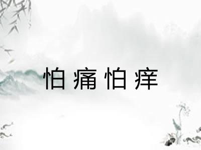 怕痛怕痒 怕痛怕痒