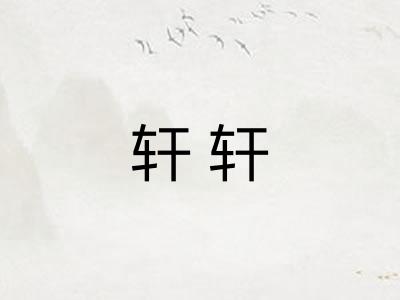 轩轩