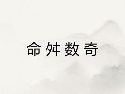 命舛数奇 命舛数奇