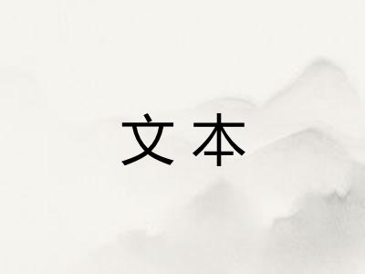文本