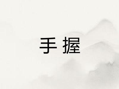 手握 手握