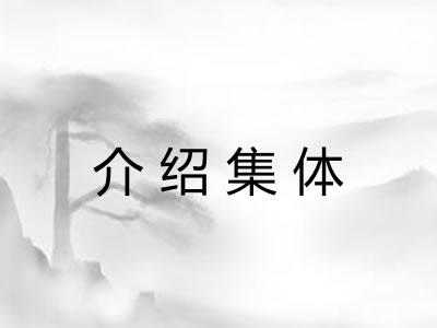 介绍集体 介绍集体