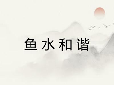 鱼水和谐 鱼水和谐