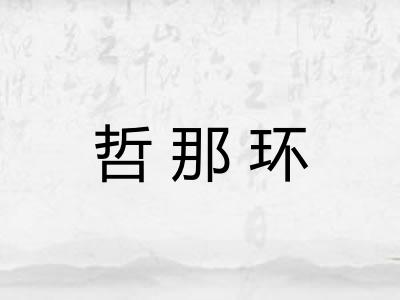 哲那环 哲那环