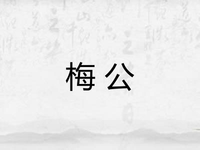 梅公 梅公