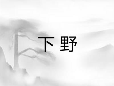 下野