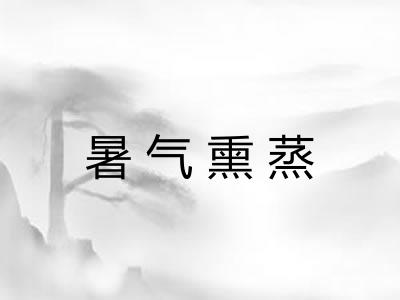 暑气熏蒸 暑气熏蒸