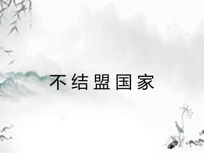 不结盟国家 不结盟国家
