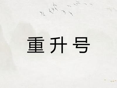 重升号
