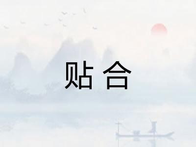 贴合 贴合