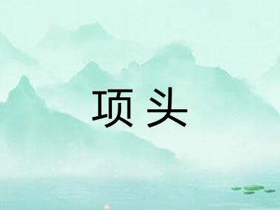 项头