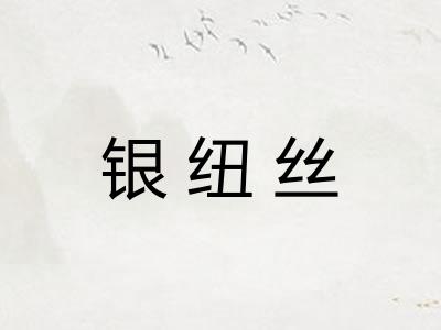 银纽丝 银纽丝