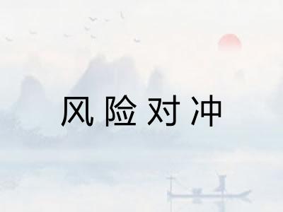 风险对冲 风险对冲