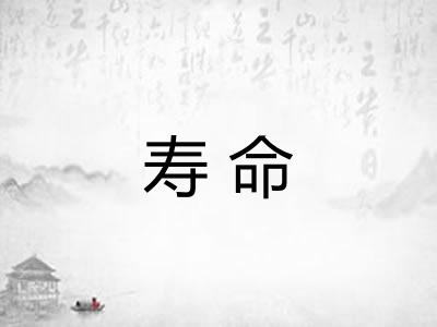 寿命 寿命