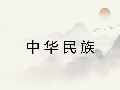 中华民族 中华民族