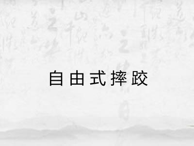 自由式摔跤 自由式摔跤