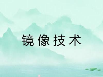 镜像技术 镜像技术