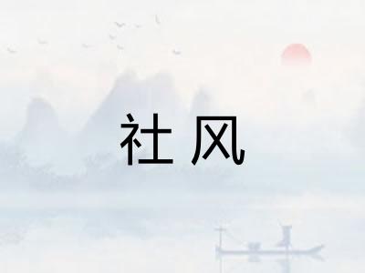 社风