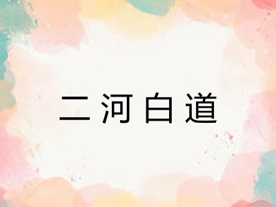 二河白道 二河白道