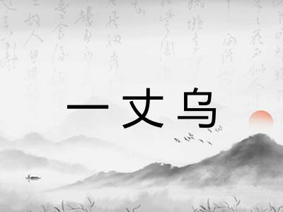 一丈乌