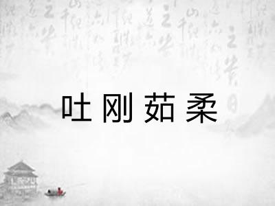 吐刚茹柔