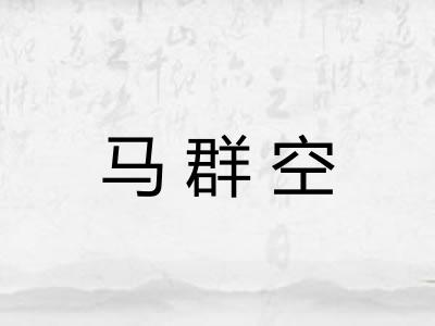 马群空