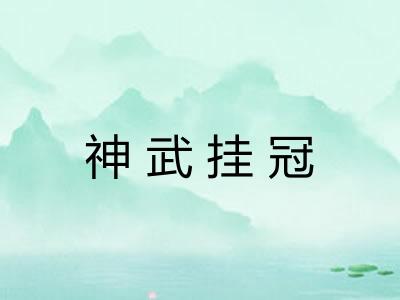 神武挂冠 神武挂冠