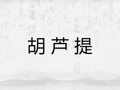 胡芦提 胡芦提