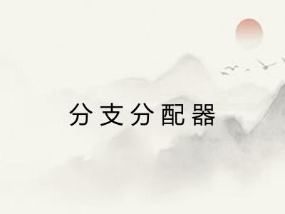 分支分配器 分支分配器