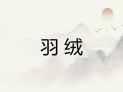 羽绒