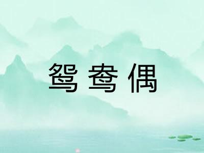 鸳鸯偶 鸳鸯偶