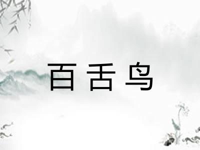 百舌鸟 百舌鸟