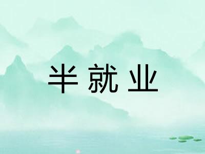 半就业