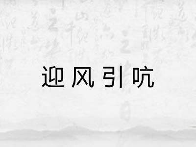 迎风引吭 迎风引吭