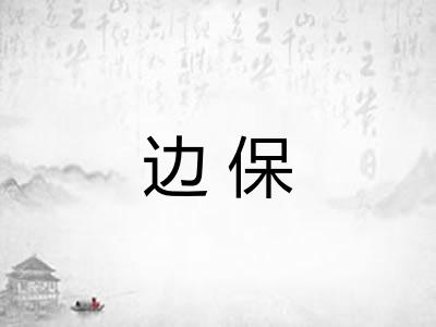 边保 边保