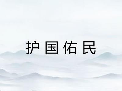 护国佑民 护国佑民