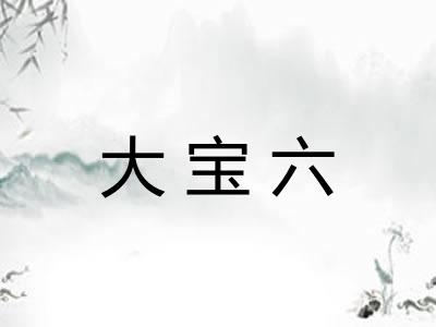 大宝六 大宝六