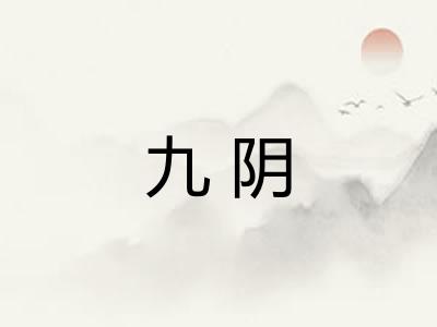 九阴 九阴