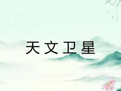 天文卫星 天文卫星