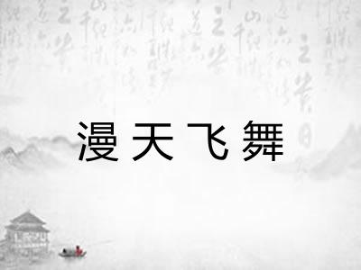 漫天飞舞 漫天飞舞