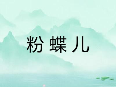 粉蝶儿 粉蝶儿