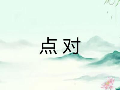 点对