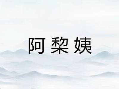 阿棃姨