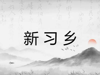 新习乡 新习乡