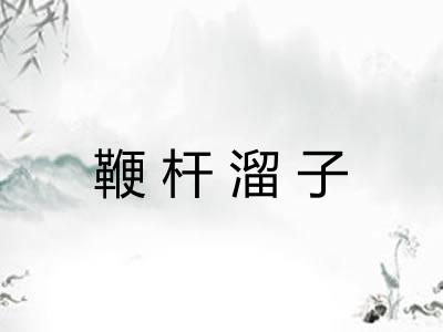 鞭杆溜子 鞭杆溜子